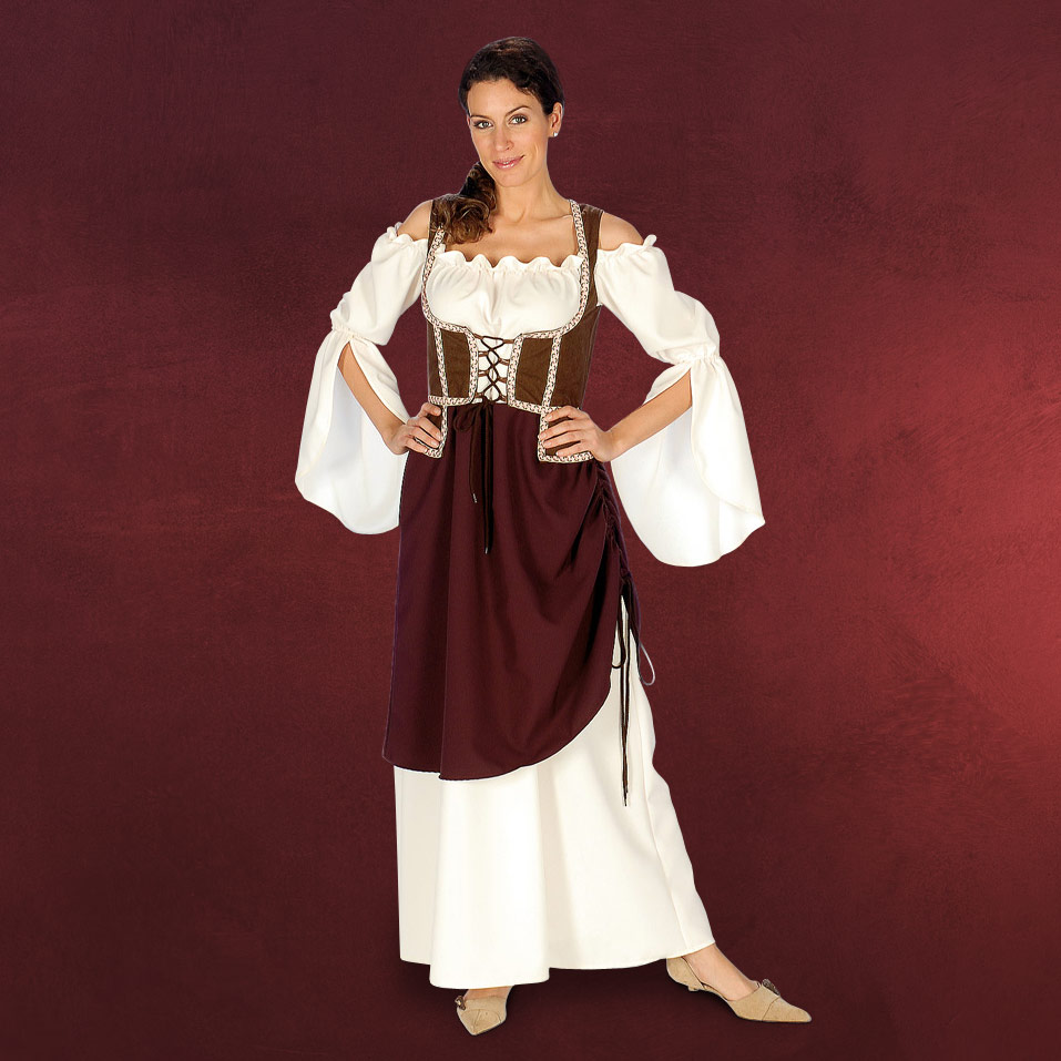 Damen Kostüm: Marketenderin - Mittelalter Kostüm Kleid für ...
