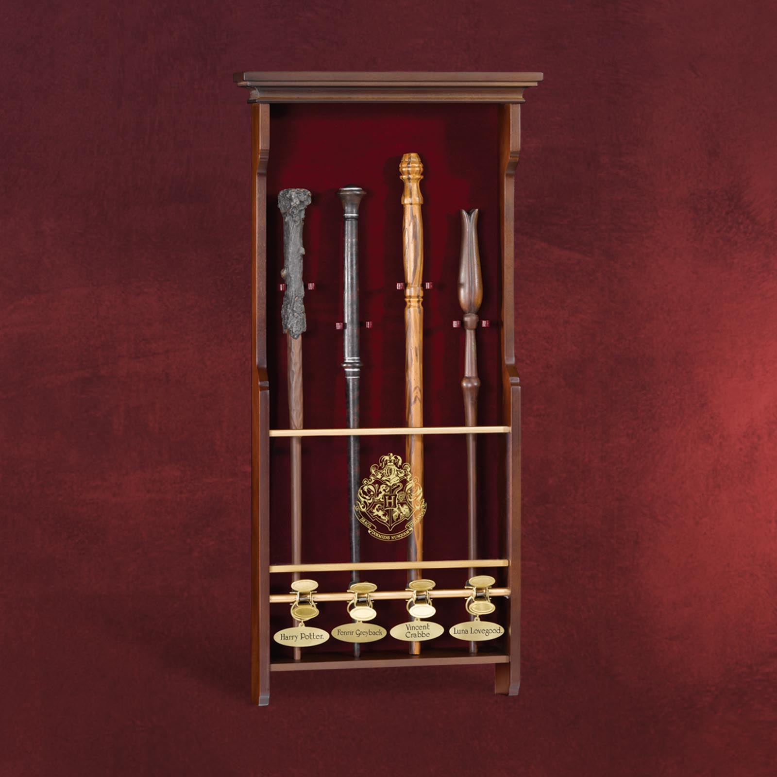 UNICRAFTALE Zauberstab Halter - 4-etagiger Wandorganizer Aus Holz