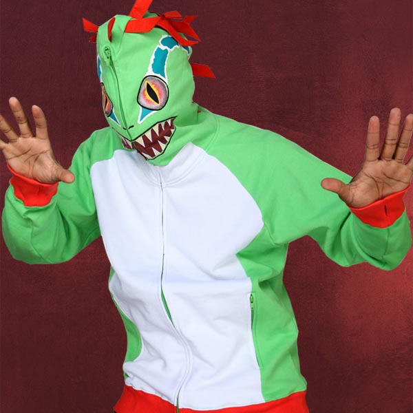 Murloc ZIP HOODIE SWEATJACKE WOW Kappu Hommes Capuche Veste Avec Zipper ...