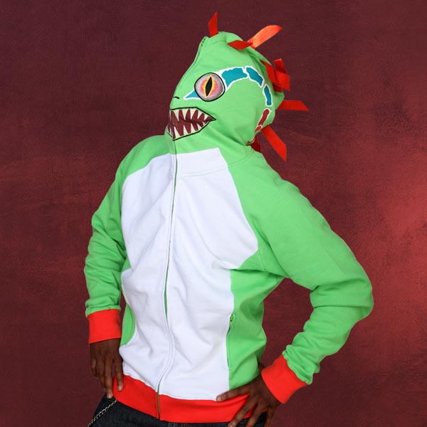 Murloc Zip Hoodie Sweat Jacket WOW Kapu Mens Hooded Jacket with Zipper